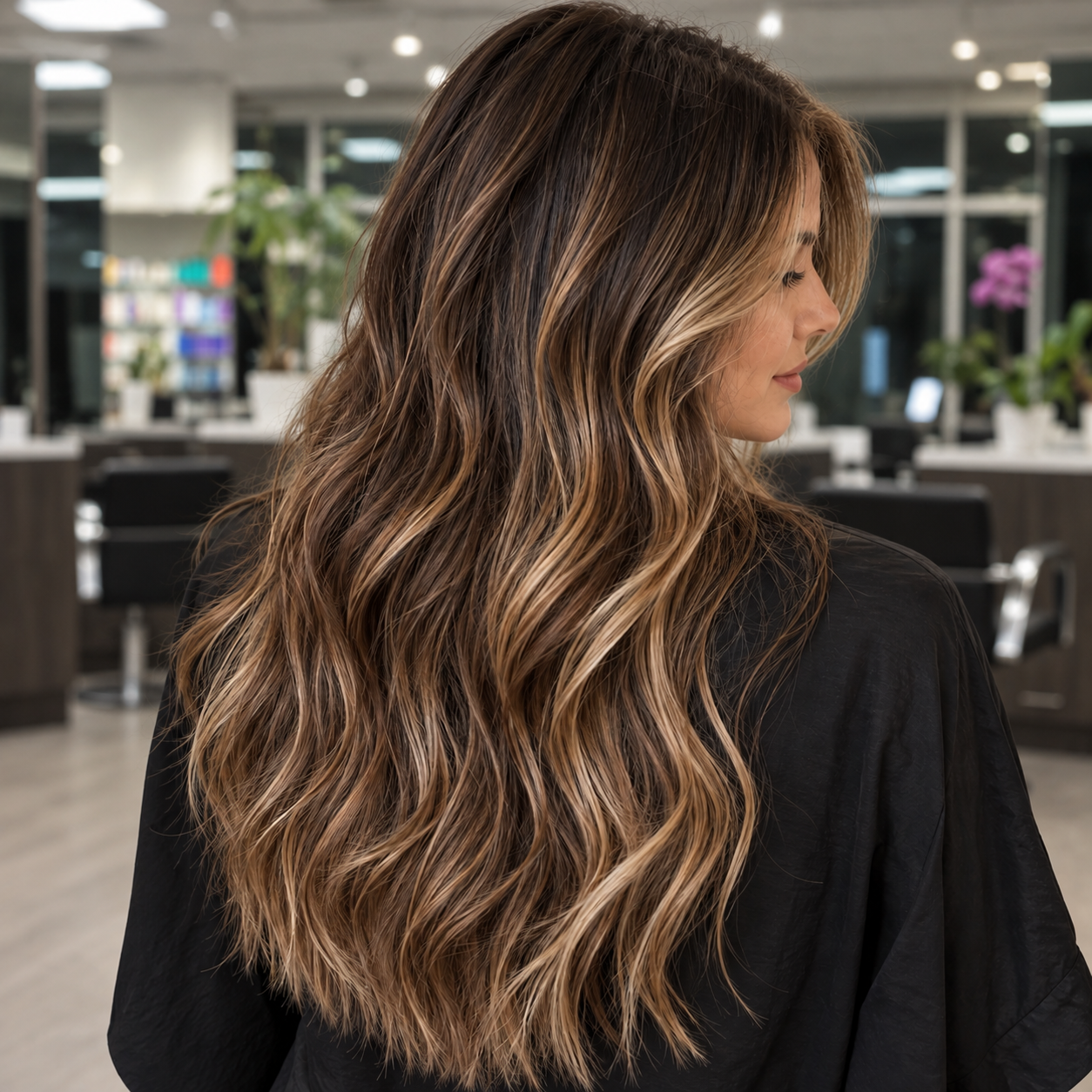 Warm, dimensional balayage by Beheshte Sadeghi