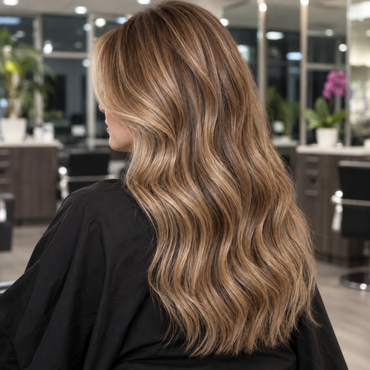 Seamlessly blended blonde color correction by Beheshte Sadeghi